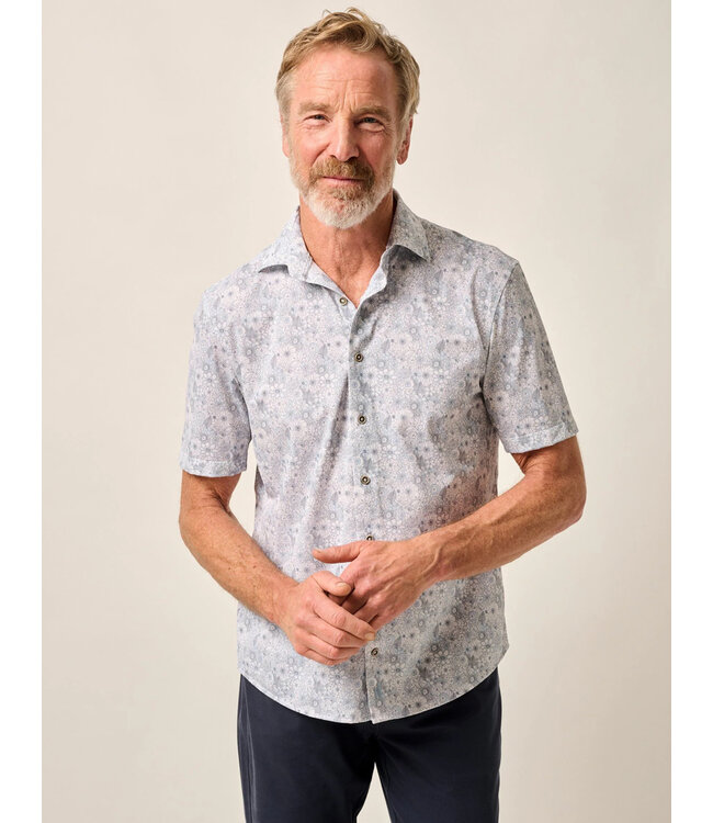 Classic Fit Blue Grey Kayce Shirt