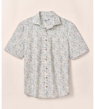 JOHNNIE-O Classic Fit Blue Grey Kayce Shirt