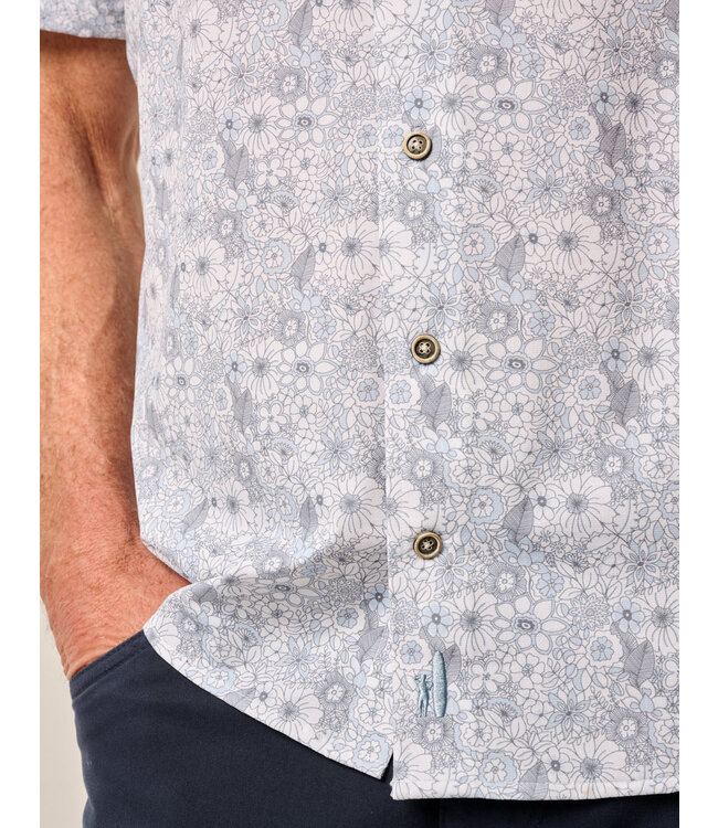 Classic Fit Blue Grey Kayce Shirt