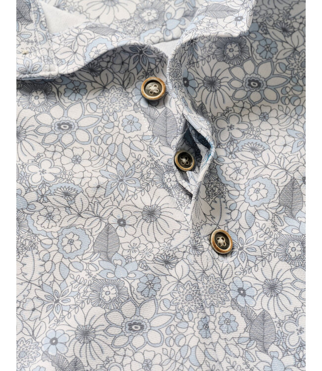 Classic Fit Blue Grey Kayce Shirt