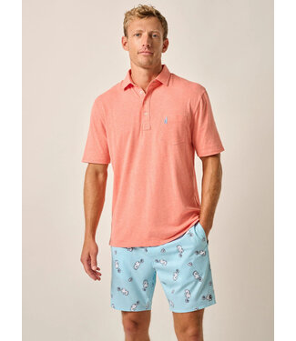 JOHNNIE-O Garfield Orange Heathered Original Polo 2.0