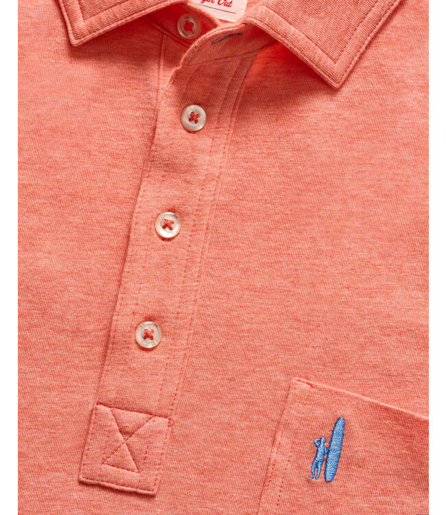 Garfield Orange Heathered Original Polo 2.0
