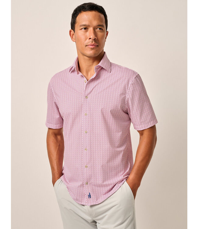 Classic Fit White Red Caspian Shirt