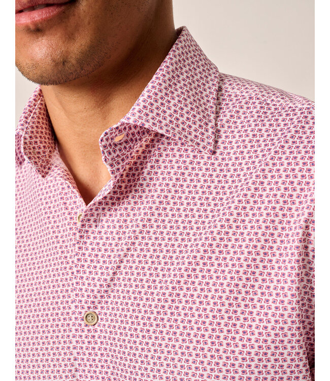 Classic Fit White Red Caspian Shirt