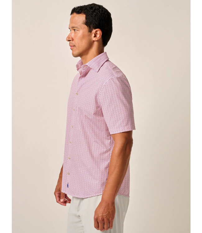 Classic Fit White Red Caspian Shirt