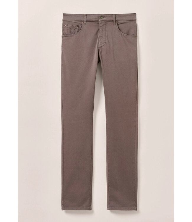 Classic Fit Pewter Carmel 5 Pocket Pants