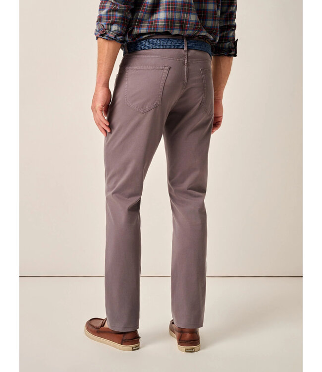 Classic Fit Pewter Carmel 5 Pocket Pants