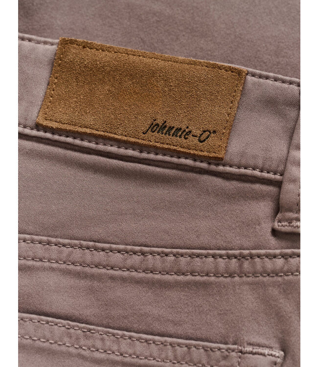 Classic Fit Pewter Carmel 5 Pocket Pants