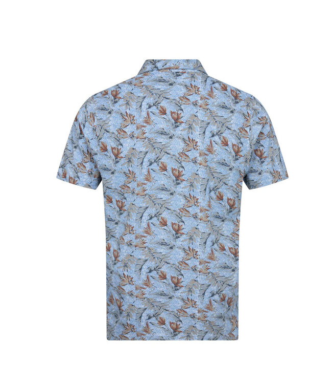 Blue Iriomote Leaf Polo