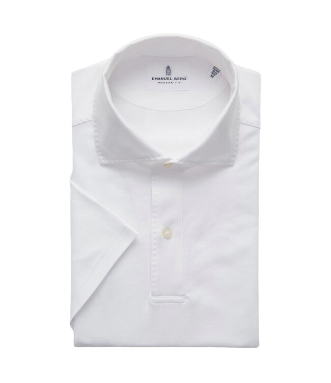 White Knit Polo