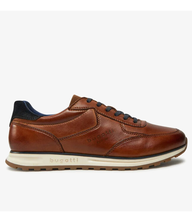 Cognac Leather Sneakers