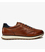 BUGATTI Cognac Leather Sneakers