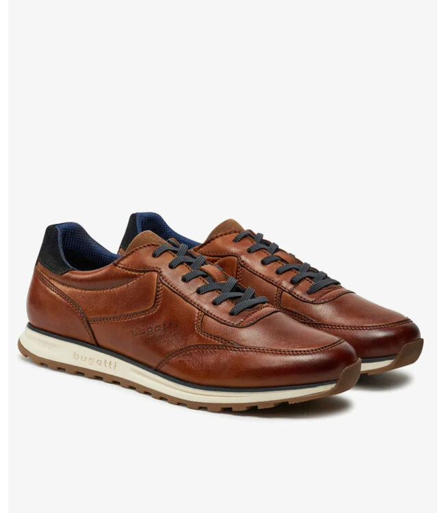 Cognac Leather Sneakers