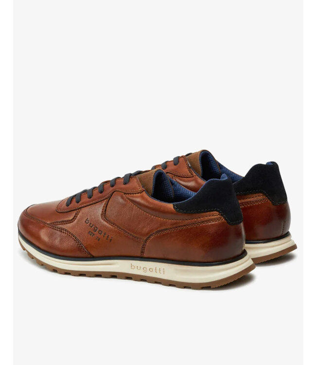 Cognac Leather Sneakers