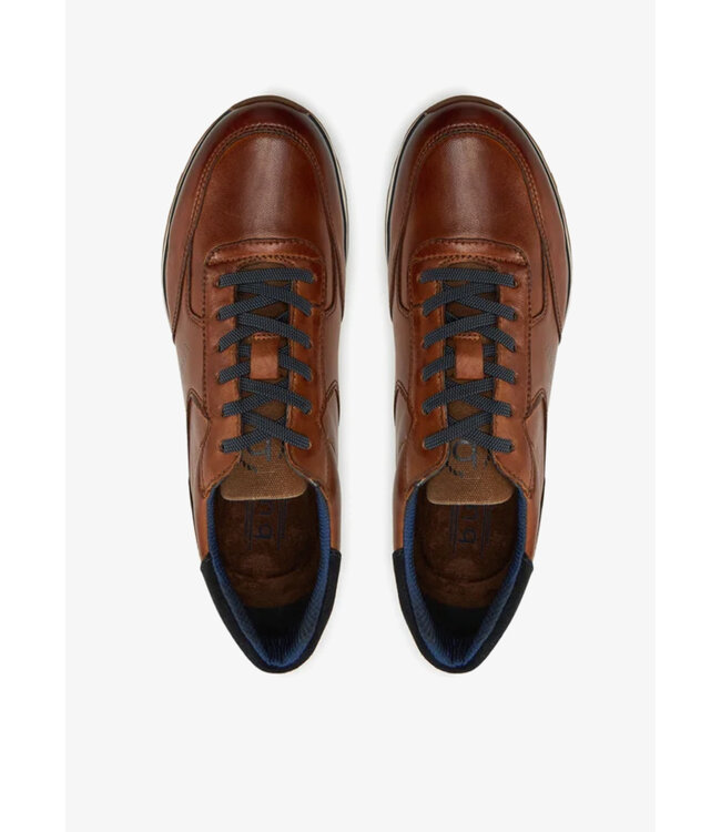 Cognac Leather Sneakers