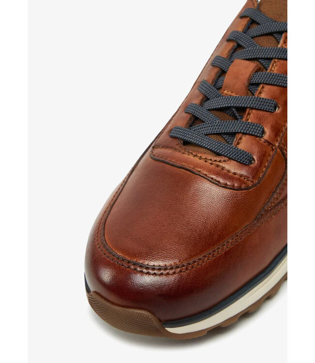 Cognac Leather Sneakers
