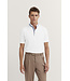 White Pique Henley T-Shirt