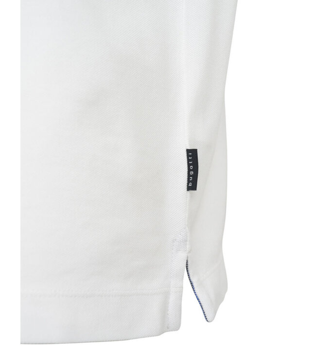 White Pique Henley T-Shirt