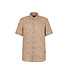 BUGATTI Modern Fit Tan Print Shirt