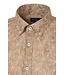 Modern Fit Tan Print Shirt