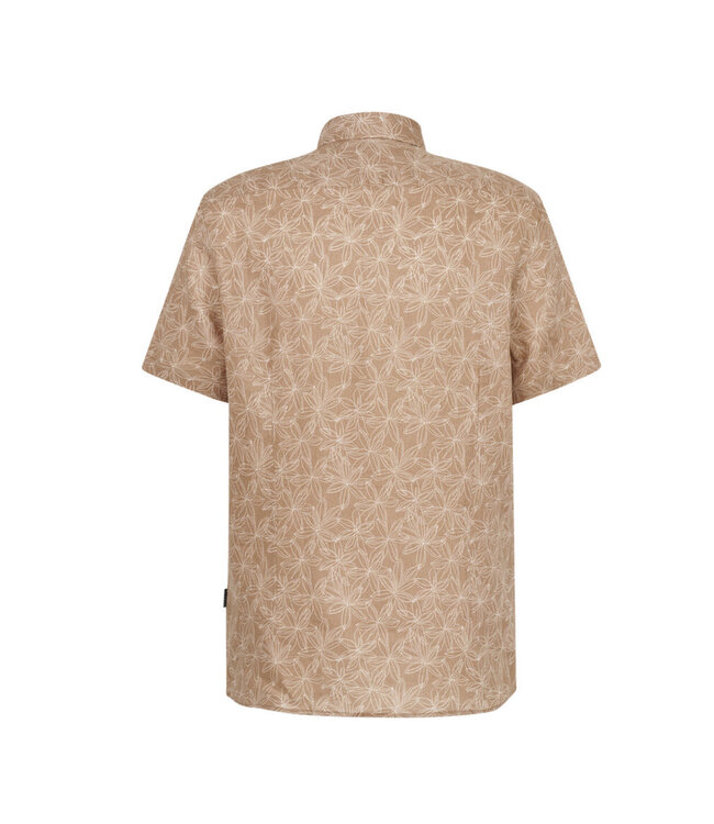 Modern Fit Tan Print Shirt