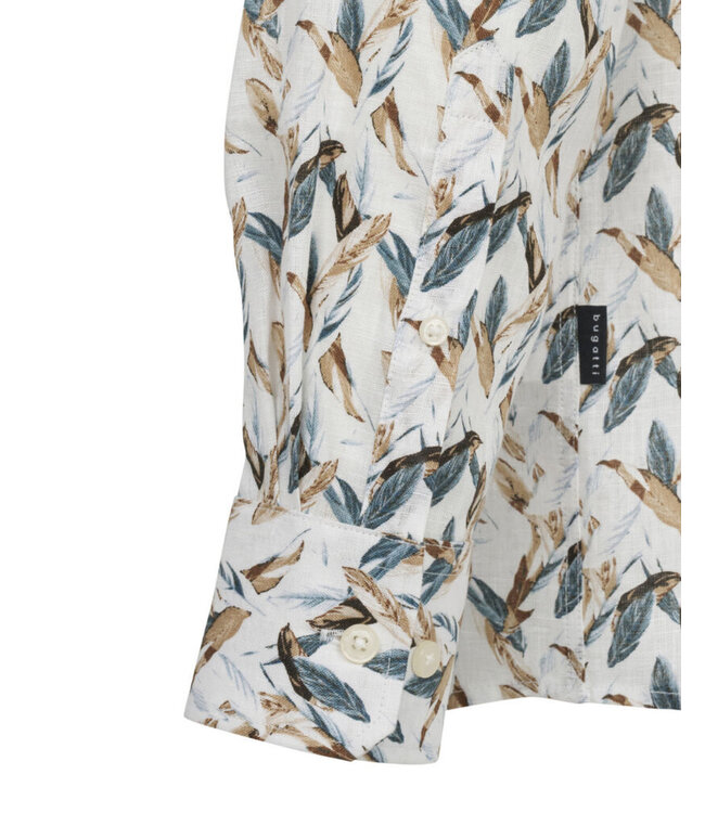 Modern Fit White Feather Shirt