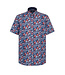 Modern Fit Navy Floral Shirt