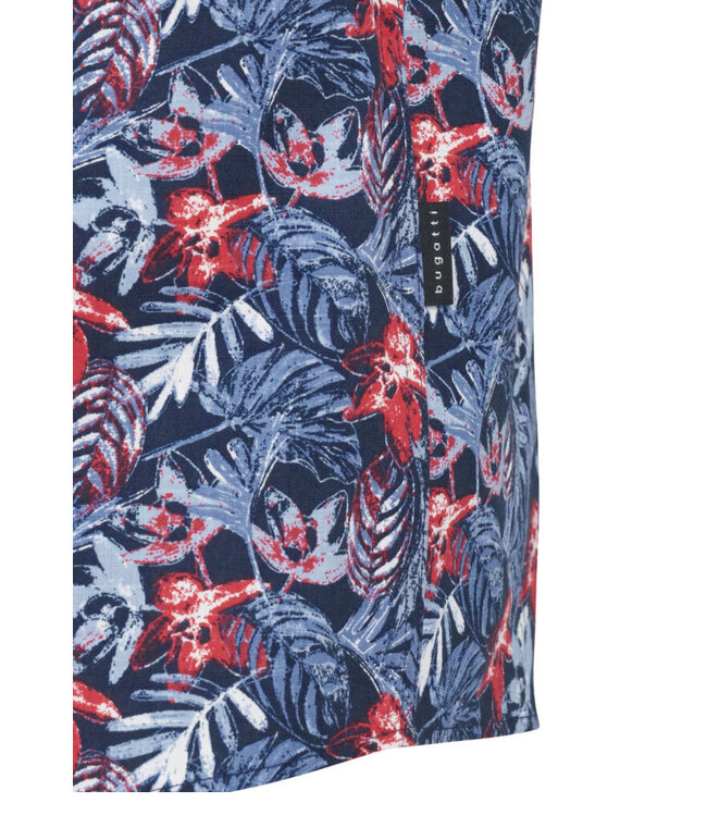 Modern Fit Navy Floral Shirt