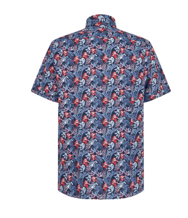 Modern Fit Navy Floral Shirt