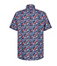 Modern Fit Navy Floral Shirt