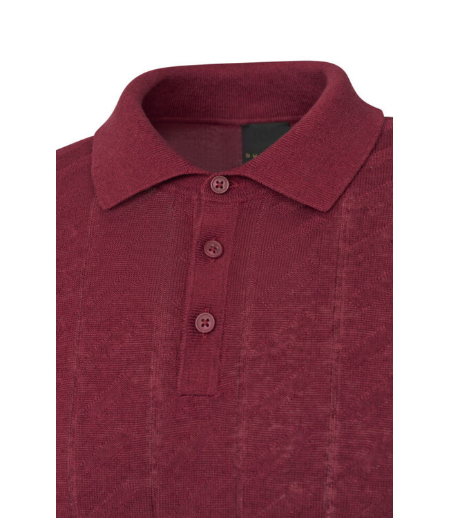 Burgundy Sweater Polo