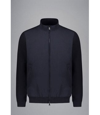 PAUL & SHARK Black Stretch Zippered Jacket