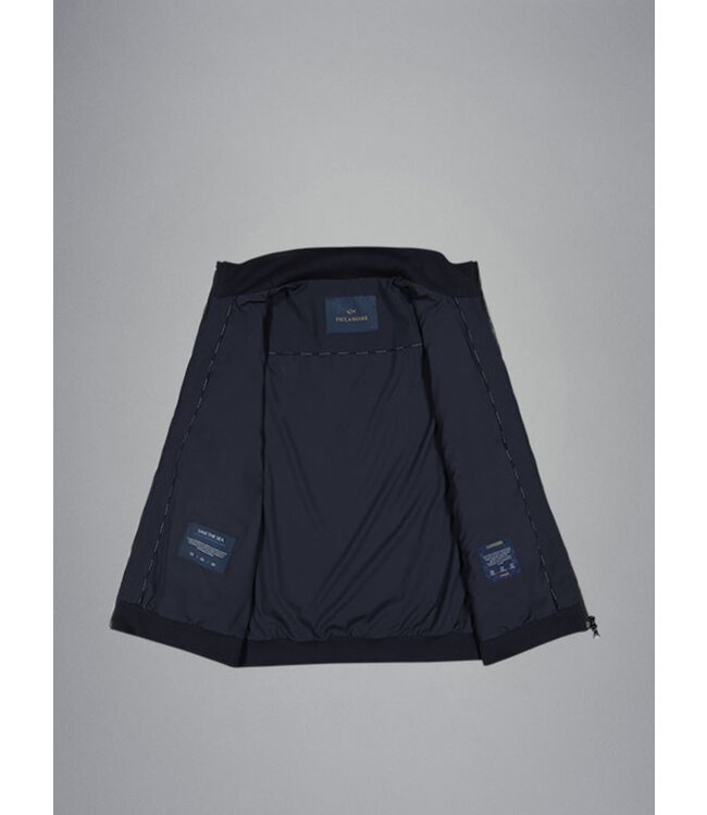 Black Stretch Zippered Jacket