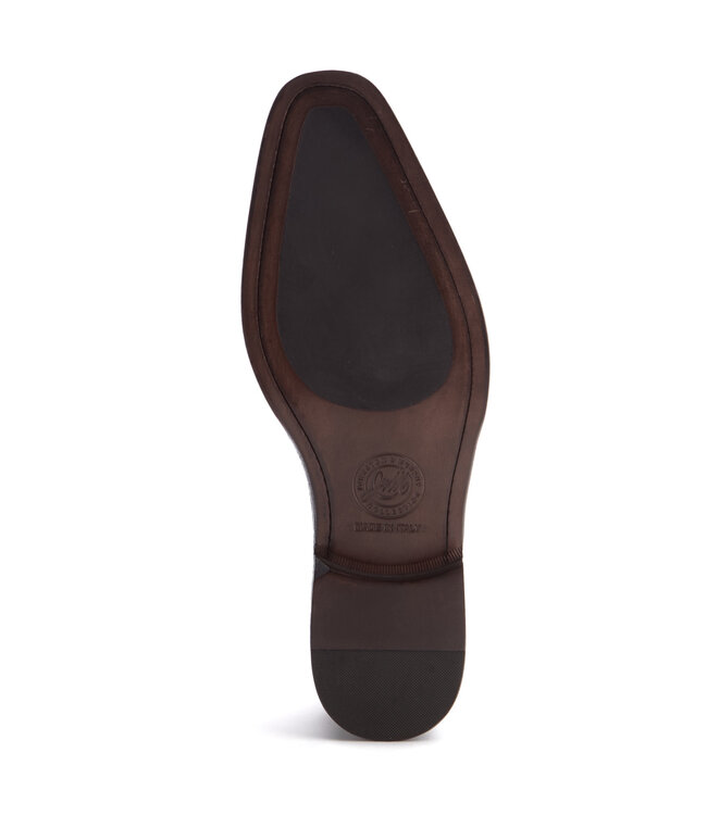 Black Italian Larson Calfskin Shoes