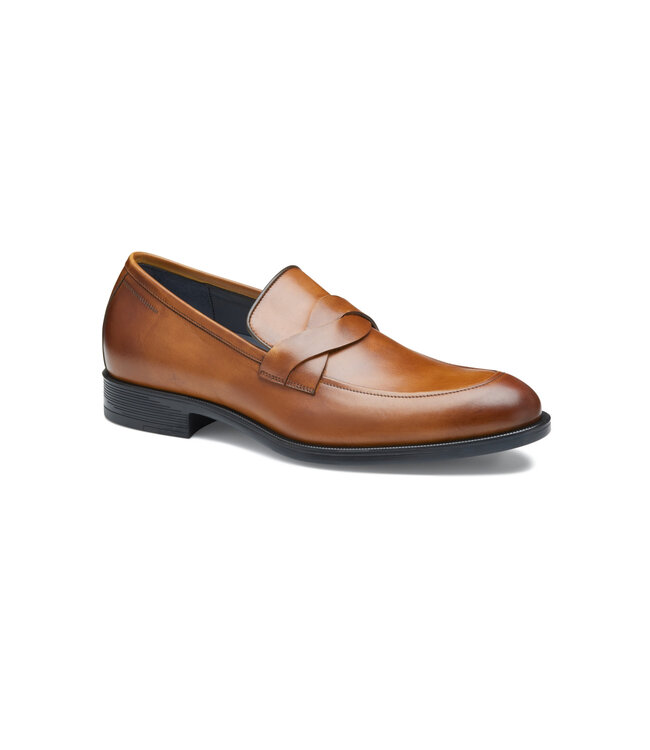 Tan Calfskin Flynch Slip-On