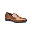 JOHNSTON & MURPHY Tan Calfskin Flynch Slip-On Shoes