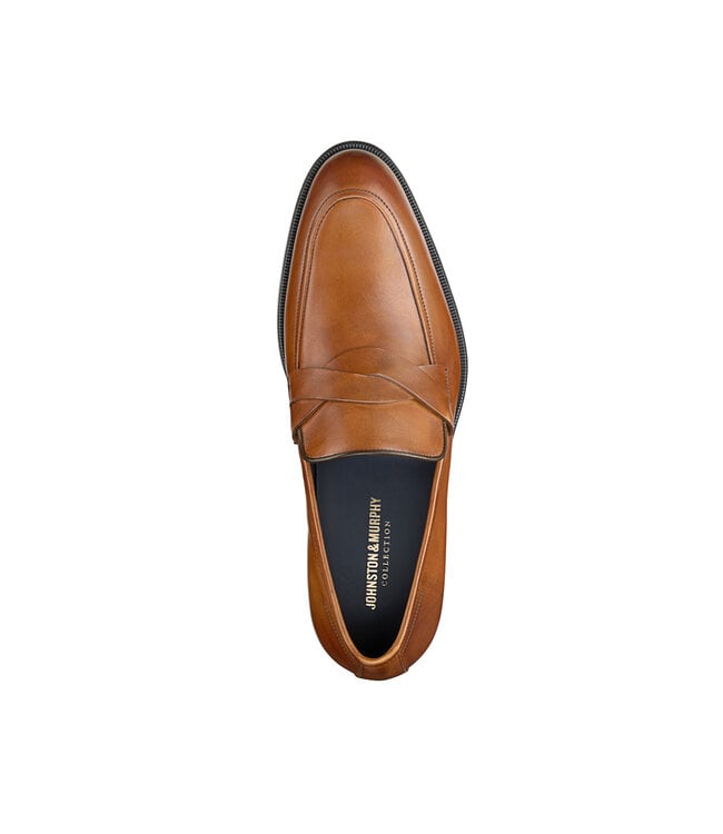 Tan Calfskin Flynch Slip-On Shoes
