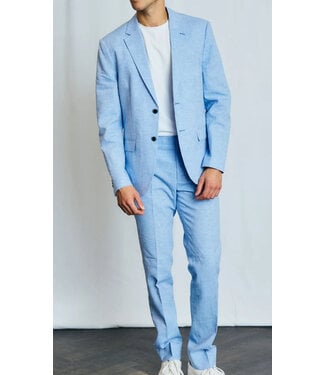 BRUUN & STENGADE Classic Fit Light Blue Pollino Suit