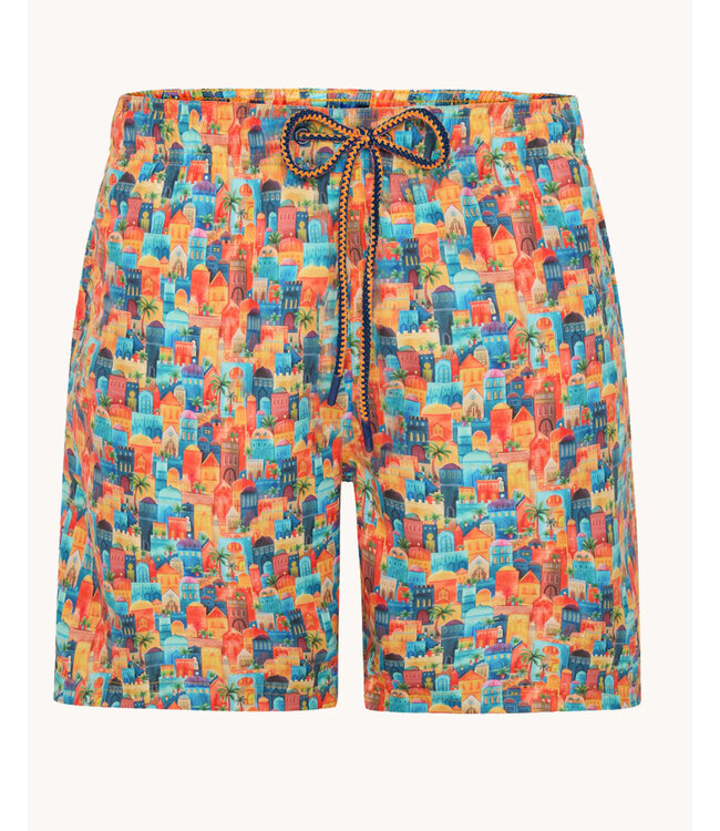 Colourful Town Swim Trunks