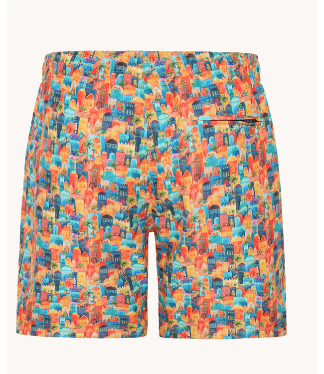 Colourful Town Swim Trunks