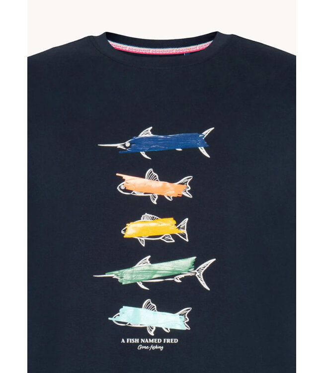Navy Fish T-Shirt