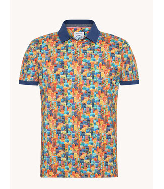 A FISH NAMED FRED Multi Colour Town Polo