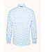 Modern Fit Blue Butterfly Shirt