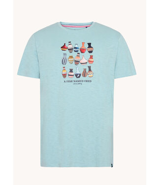 A FISH NAMED FRED Blue Vase T-Shirt