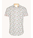 A FISH NAMED FRED Modern Fit Tan Palm Trees Shirt
