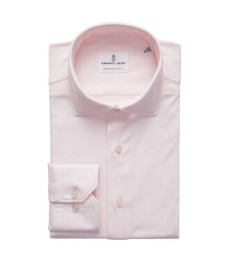 EMANUEL BERG Slim Fit Pink Shirt