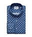 EMANUEL BERG Slim Fit Blue Floral Shirt