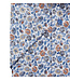 Modern Fit Blue Brown Floral Shirt
