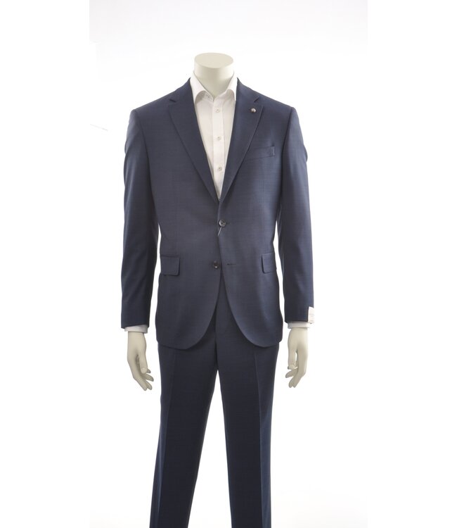 Modern Fit Blue Nailhead Suit