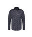 Modern Fit Navy Pattern Shirt